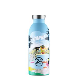 24BOTTLES Clima Flasche - 100 % luftdichte Thermosflasche 500 ml Edelstahl, thermische Wasserflasche (12h heiß 24 Stunde