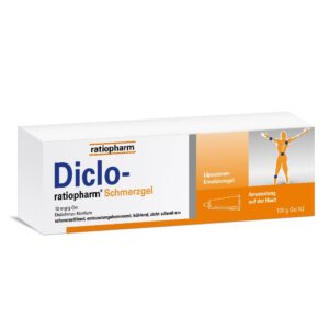 Diclo-ratiopharm® Schmerzgel: schmerzstillendes, entzündungshemmendes Gel für Rheumatiker und Gelenkschmerzen - 100 g