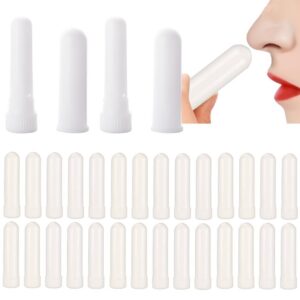 NJCXOLA Aetherische Öle Riechstifte 30 Stück Hygroskopische Inhalator Stift (Weiß)