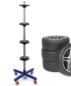 BITUXX Reifenwagen (Felgenständer) – stabil & fahrbar, für Reifen/Felgen bis 225 mm