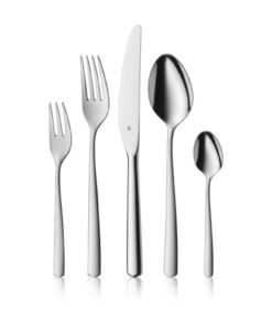 WMF Boston Edelstahl Besteck Set 6 Personen | Hochwertig, spülmaschinenfest & Cromargan Edelstahl