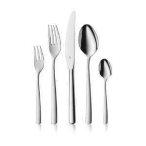 WMF Boston Edelstahl Besteck Set 6 Personen | Spülmaschinenfest | Sortiert für professionelle Küche