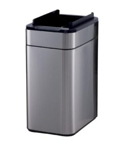 SVITA Automatik Sensormülleimer Kücheneimer 50l Edelstahl für modernes Wohnzimmer Silber