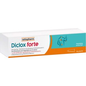 ### Diclox Forte 20 mg/g Gel 150g Für SchmerzbehandlungBei MuskelschädenUnd Hauterreichungen