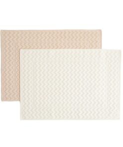 Chakra 2er Pack Badematte, 100% Baumwolle, Ultra Saugfähig, Maschinenwaschbar & Langlebig, Weich &Comfortlich für Badezi
