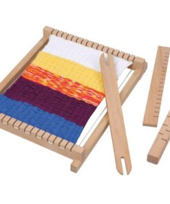 Betzold Holz-Webrahmen Für Kinder Klein 14cm Weben In Kindergarten Kunstunterricht