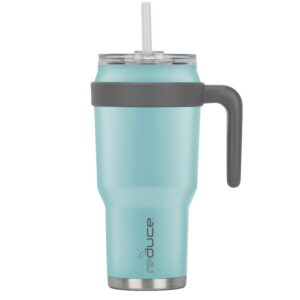 Edelstahl Reduce Tumbler - 34 Stunden kaltisolierter Trinkbecher mit Deckel und Strohhalm - Vakuumisolierter Henkel - Gr
