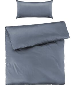 Pure Label Mako Satin Bettwäsche Set - Traumhaft weich und perfekt für Ihr Bett aufgrund seiner Baumwollqualität und Sat