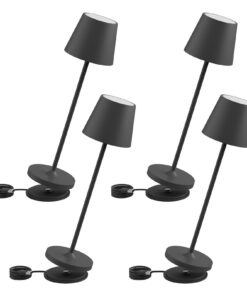 Klighten Dimmbare LED Akku Tischleuchte | Wiederaufladbar | Für drinnen und draußen