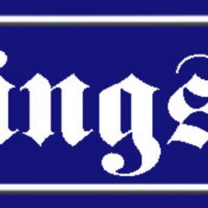Schatzmix Lieblingsplatz Straßenschild Wanddeko 46x10 cm Blechschildtin Sign Mehrfarbig