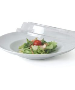 Holst Porzellan Salat- Pastateller Set 2-tlg. PB 27 mit glasklarem Schutzdeckel