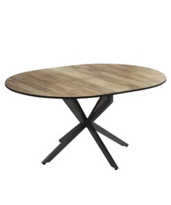 Vicco ausziehbarer Esszimmertisch Schwarz/Eiche rustikal | Vicco 120 x 76.5 cm ausziehbarer Esszimmertisch | Vicco Esst