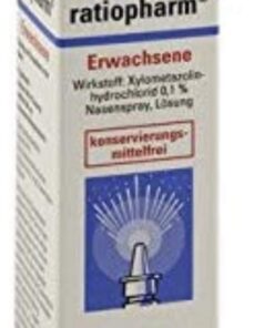 Ratiopharm Nasenspray für Erwachsene 10er Sparset 10 x 15ml Wirkstoff Xylometazolinhydrochlorid