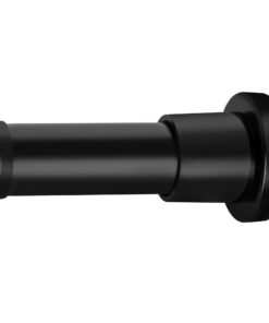 Vorhangstangen ohne Bohren für Duschvorhang, Badezimmer, Black 73-194cm | Duschvorhangstange ohne Bohren 73-194cm, Blac