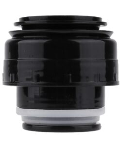 Agoky Isolierflasche Thermosflasche - Outdoor und Reiseperfekt mit Ersatzdeckel und Schwarzem Design (5,2 cm Durchmesser