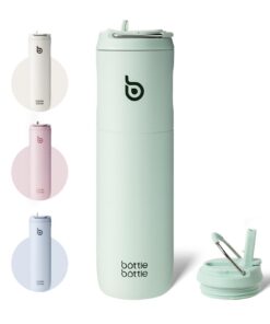 BOTTLE BOTTLE Isolierte Edelstahl Trinkflasche 750 ml – Auslaufsicher, BPA-frei, Doppelwandig – Ideal für Sport & Fitnes