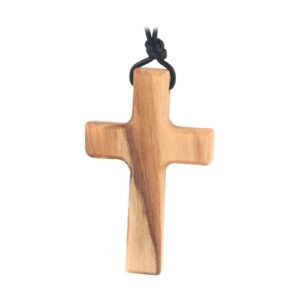 Olivenholz Kreuz Halskette für Alle Altersgruppen als Hochzeitsempfehlung mit Holz Kruzifix