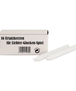 KNOX Lichter-Glocken-Spiel - Minimalistisch - Weihnachten KNOX Taperkerzen-Set - Zylindrisch - 16 Stück KNOX Lichter-Glo