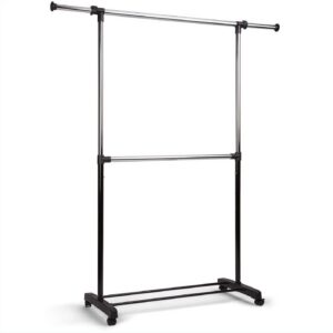 **Heldenwerk stabiler Garderobenständer mit Rollen - perfekt für dieWhole Family - ideal für die Wartung im Kleiderschr