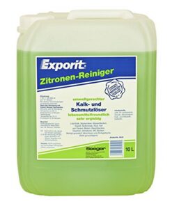 Exporit Zitronenreinigung für Haus und Garage im 10 Liter Kanister – Naturfreundlich, Duftend und praktisch