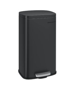 SONGMICS Geruchs- und hygienische 30L Pedal-Mülleimer für Familie, Haus, Küche, Recycling, 1 Einheit