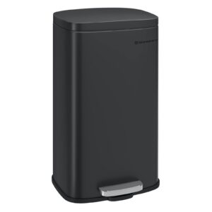 SONGMICS Geruchs- und hygienische 30L Pedal-Mülleimer für Familie, Haus, Küche, Recycling, 1 Einheit