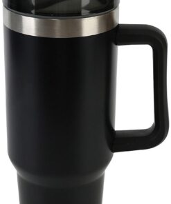 Rosenstein & Söhne Doppelwandiger Vakuum-Thermobecher: Perfekt für Kaffeeshops und Office-Working (Thermobecher mit Edel