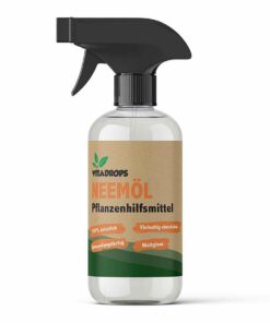 Neemöl Spray | Pflanzenpflege | Für alle Pflanzen geeignet | natürliches Schädlingsbekämpfungsmittel | Mit Emulgator | 5