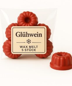 reklamo DÜFFTWACHS 5er Set - Winter & Weihnachten | Glühwein Duftkerzen Raumduft reklamo