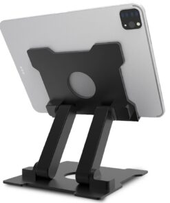 AJ Advancegin Tablet Ständer Black Hochwertige Aluminium-Halterung Kompatibel mit Vielen Tablets bis 13,5 Zoll
