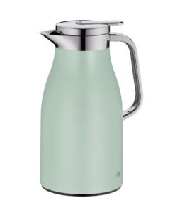 Alfi SKYLINE 1,0l - Hygiene Hartglasinnerkanne | Pastell Mint | BPA-frei | Ideale Kaffeekanne | Teekanne | Edelstahl-Iso