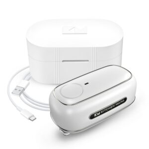 Orbit One wiederaufladbarer Dosenöffner von Kitchen Mama: Freihändige Bedienung und Autosauberschaltung, USB-C-Ladefunkt