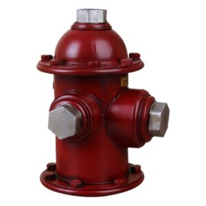TOPBATHY Vintage Eisen Feuerwehrhydrant Dekofigur - Ideal als Geschenk für Freunde und Familie | Haushaltsdeko Kunsthand