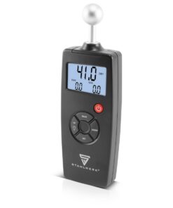 STAHLWERK Präziser Feuchtigkeitsmesser FM-100 ST Profi für Holz, Wände und Zement mit Kugelkopf und 40 mm Messtiefe
