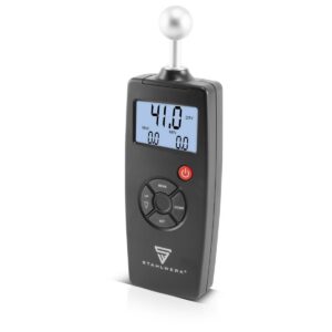 STAHLWERK Präziser Feuchtigkeitsmesser FM-100 ST Profi für Holz, Wände und Zement mit Kugelkopf und 40 mm Messtiefe