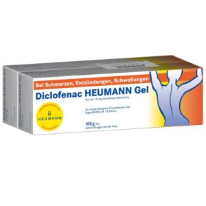 [DICLOFENAC Heumann Gel] + [Attribute] + [Target Audience] + [Usage Scenario] + [Feature/Benefit] + [Specification] + [H