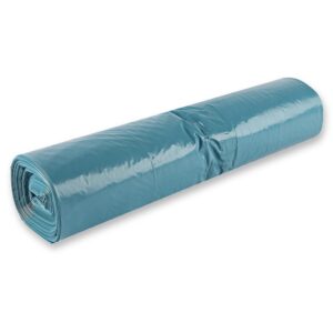 Premium HygoClean Müllsäcke, 240 l, blau | LDPE, Rolle, 60 Stück (6 x 10 Stk), 100% Recyclingmaterial, extra großer Müll