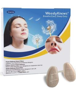 WoodyKnows Super-Defense Nasenfilter gegen saisonale Allergien – идеально für öffentliche Verkehrsmittel und Tierpflege