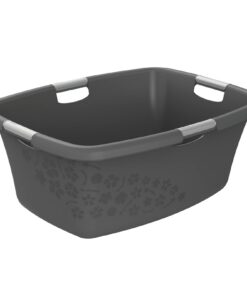 Rotho Flower Flowers Wäschekorb 50l, Kunststoff, für die ganze Familie, suitable fürSch pomiędzy Wasch- und Trocknenraum