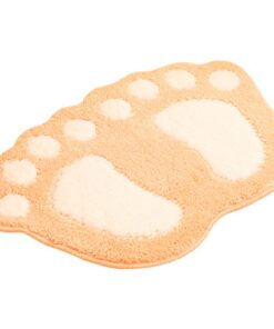 Badzimmer Teppich Tür Fußmatte - Rutschfeste Pfote Design - Wasser Absorbierend, Schnell Trocknend, Waschbar, Langlebig