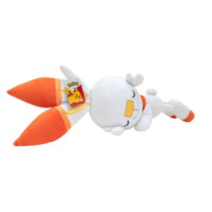 Offizielles Pokémon PKW2704 Schlafendes Plüsch Hopplo 45cm für Kinder im SchlafzimmerComfort und Qualität Assurance