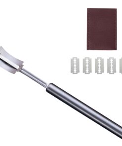 ABOOFAN Edelstahl Brotmesser und Teigschneider für Präzises Schneiden von Brot, Teig und Gebäck im Haus Küche