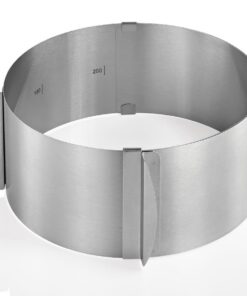 KÜCHENPROFI 0805832800 Verschweißbarer Tortenring für Pros und Amateure - universell im Backen - Ø 22 cm