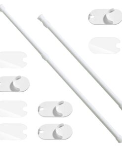 Klemmbare Teleskopstange 40-70 cm ohne Bohren für Gardinen & Duschvorhänge