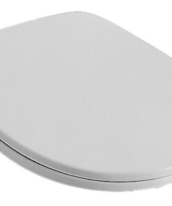 Villeroy & Boch WC-Sitz O.novo - Toilettendeckel für Edelstahl-Scharnieren - Toilettensitz mit glänzend Weiss im Sandwic