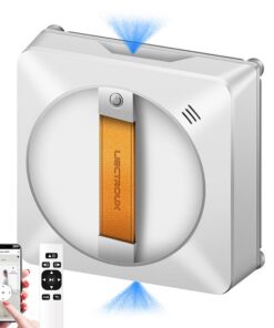LIECTROUX Fensterwischroboter YW710 - Glasreinigung mit App-Steuerung für Wohnungsinnenraum | LIECTROUX Fensterwischrob