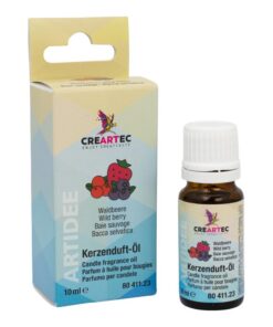 CREARTEC Kerzenduftöl Waldbeere - Naturaler Parfümöl zur Kerzenherstellung - Ideal für jede Wachsart - Duftiges und ange