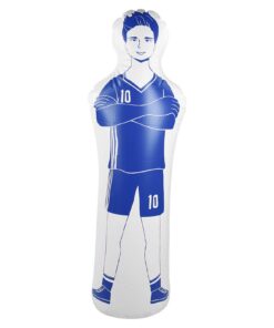 Wakects Aufblasbarer Fußball-Trainingsdummy Tumbler Fußball-Boxsack 40 X 160 cm - Langlebig, Vielseitig Einsetzbar, Wass