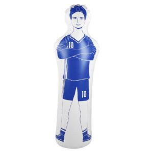 Wakects Aufblasbarer Fußball-Trainingsdummy Tumbler Fußball-Boxsack 40 X 160 cm - Langlebig, Vielseitig Einsetzbar, Wass