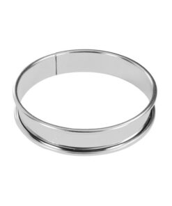 de Buyer Runder Tortenring Silber 10 cm Durchmesser 2 cm Spezialform für автоматыочисткаendirung